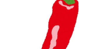 辛いごはんをやっと食べ終えた。家の妻がご飯に「砕いた唐辛子」を入れたんだ。友人から「夏は唐辛子を入れると虫が近寄らない」と聞いてたそうだ。