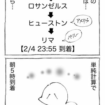 【２０】海外飛行機が目的地に辿り着かん。
