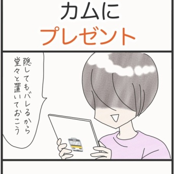  カムにプレゼント