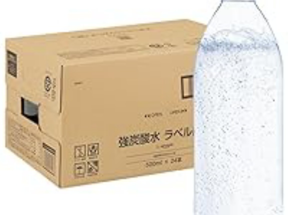 【1,156円】by Amazon (Smart Basic) 強炭酸水 ラベルレス 500ml×24本がタイムセール特価。レモンも安い
