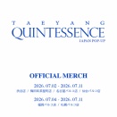 【TAEYANG】’QUINTESSENCE‘ POP -UP IN JAPAN詳細決定！