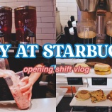 『スタバの開店作業はこんな感じ』の画像