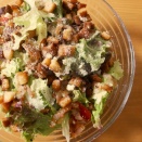 宴の残りでシーザーサラダ