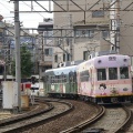 嵐電、車庫入りの手順