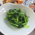 落とし卵の野菜あんかけと5種の副菜
