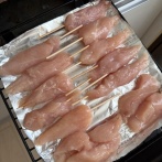 50代夫婦の日常会話と【ささみの串焼き梅マヨソース】でヘルシー晩ごはん