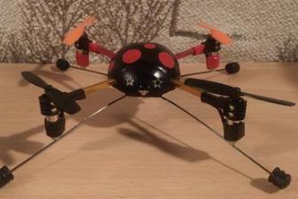 てんとう虫型　電動飛行機 てんとう虫型電動飛行機