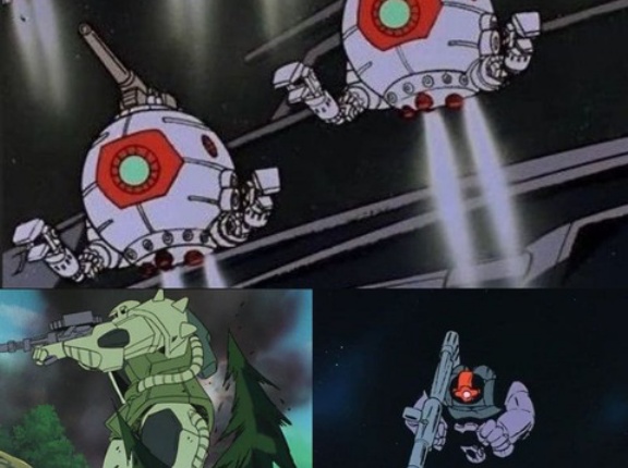 ※ボールとザクやリックドムの戦力比ってどれくらいなの？