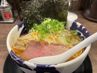 葛西「節骨麺たいぞう」 らーめん＋野菜