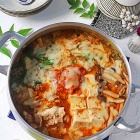 15分でキムチの素いらず！辛すぎないまろやかみそ豚キムチーズ鍋♪連載