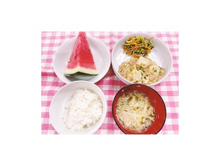 今日の給食（夏見台幼稚園・保育園）2026.8.3　麻婆豆腐