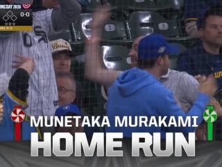 【朗報】村上、デビュー戦でホームラン