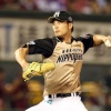 日ハム上原(24) 9試合5先発31.1回3勝0敗2.87 	