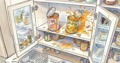 【妹の家で缶詰が爆発！？】賞味期限切れの桃缶・みかん缶に注意💦我が家も調べてみたら…(￣▽￣;)