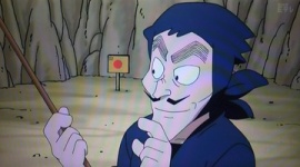 NHK「忍たま乱太郎」、日の丸を的に