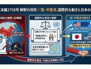 【速報】中国、日本に喧嘩売り大火傷中　根拠として上げた1971年国連総会決議2758号「台湾は中国の一部」に欧米議会で否定決議連発「台湾の領有権には触れていない」