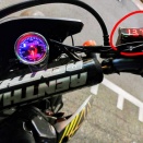 久し振りのバイク通勤だス