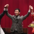 政治を変える展望を語った日本共産党演説会