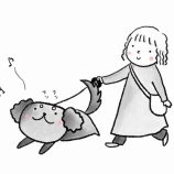 『外飼いの犬』の画像