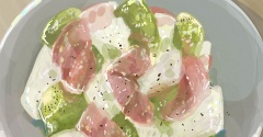 【食べ物イラスト】135 キウイのサラダ