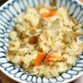 オットが好きなうちの炊き込みご飯（かやくごはん）