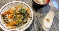 これも食べれないとは💦＆レンジでビビンバ