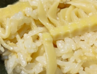 再度の竹の子ご飯