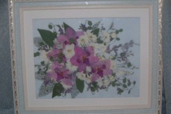 爽やかに過ごしたい 押し花