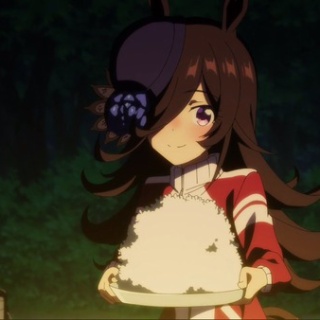 【ウマ娘】夜寝ようとしてるお兄さまに飯テロを始めるライス