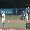 【vs.中日】日ハム、一塁ランナーの上川畑がアウトになる間に三塁ランナーの万波が生還し勝ち越しに成功！