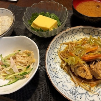 暑さボケ？＆塩鮭のレモンかけジャガイモ添え