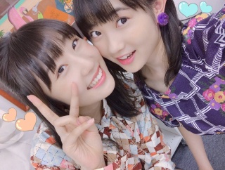 【生存確認】段原瑠々ちゃんと梁川奈々美さんがご飯に行ったよ