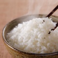 こだわり米を食べて、笑顔・元気！