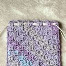 セリア ハレルヤで編んだスマホポーチという名の巾着