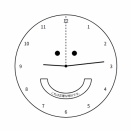 時計算５（ 12時の目盛りをはさんで左右対称 ）