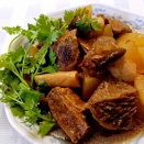 圧力鍋を使って☆牛バラ肉と大根の煮込み♪