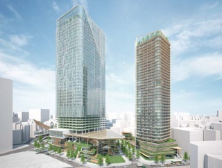 渋谷の大規模再開発「渋谷二丁目西地区」の既存建物の解体状況！高さ約208mオフィスや高さ約175mタワマンなどを計画（2025.12.30）