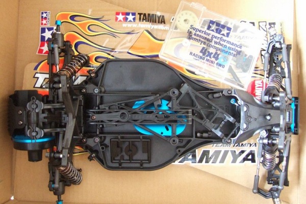 ☆未走行·タミヤ・ザハーク・TRF201 XR アルミロワデッキセット☆ Team