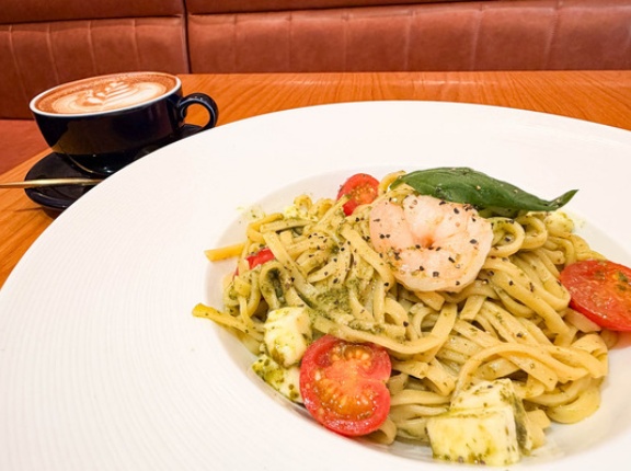 「ビバレーコーヒー」の『トマトとモッツァレラチーズのジェノベーゼ風パスタ』など（大和市つきみ野）【やまとぴグルメ】