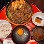 祝・失業保険！木曽路ですきやき定食