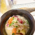 【シニアの暮らし】鳴門金時でいも天と豚汁。。