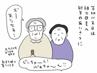 ホリデー日記【４】祖父母に会いに。