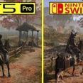 【比較】「アサクリシャドウズ」のSwitch2版とPS5pro版のグラフィック比較きたぞ！！