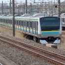 幕張車両ベースで房総E233系が停車中・・いつ営業入りするのだろう・・