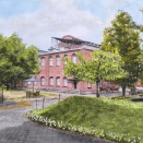 2026-10B「ノリタケの森＜名古屋市＞」(F4 水彩画)