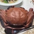 蟹の中から・・・