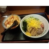 『新橋 蘭苑菜館「冷やしそばセット」750円』の画像