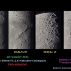 『近内令一先生撮影 MAKSY60による月面拡大・シュミカセによる火星　2021/02/25』の画像