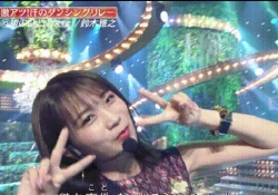 【gif】カメラワーク最高！秋元真夏のキレイな「めッ！」がぐうかわ。。。