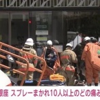 【銀座パニック】GINZA SIX前で“謎スプレー男”暴走…15人が喉の痛み訴え騒然、犯人は逃走中
